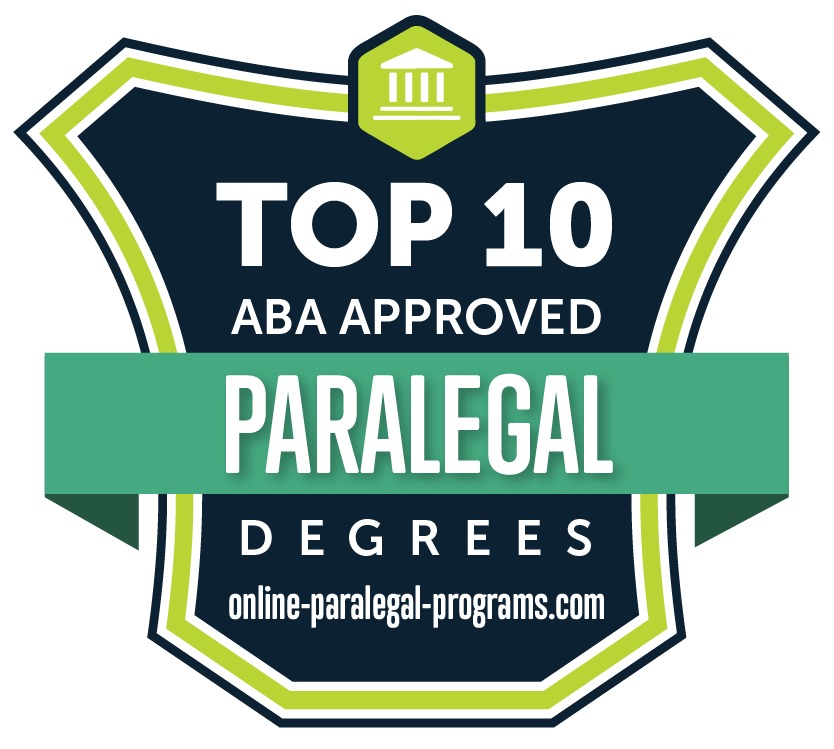 Top 10 ABA Approved Paralegal Degree Programs Online Paralegal Programs Top 10 ABA Approved Paralegal Degree Programs Online Paralegal Programs